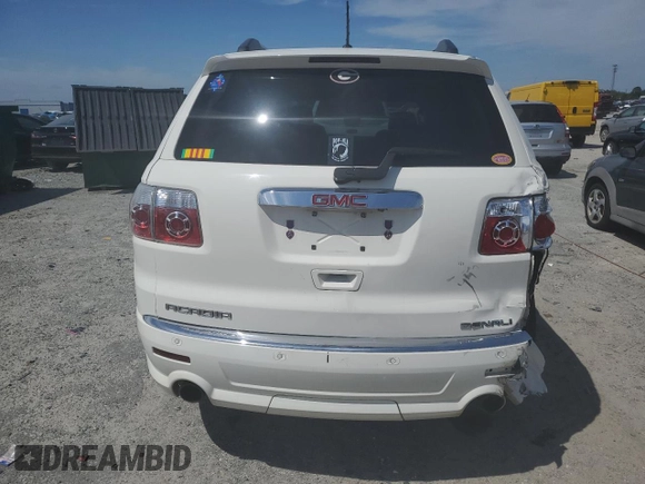 2011 GMC Acadia Denali with VIN 1GKKRTED7BJ248310, listed as a Copart auction lot 52164775 with 202,754 mi miles and Non Repairable. Bid and sale history available at DreamBid. Image 6.