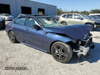 2024 Mercedes-Benz C 300 with VIN W1KAF4GB8RR226139, listed as a Copart auction lot 48610065 with Not Provided miles and Non Repairable. Bid and sale history available at DreamBid. Image 4.
