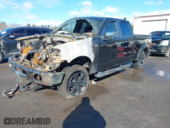2008 Ford F-150 XLT with VIN 1FTPW14V78FA47527, listed as a IAAI auction lot 41646823 with 1 mi miles. Bid and sale history available at carsss.com. Image 2.