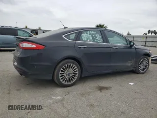 2014 Ford Fusion Titanium Hybrid with VIN 3FA6P0RU3ER219947, listed as a Copart auction lot 53566235 with 186,846 mi miles and Salvage Title. Bid and sale history available at carsss.com. Image 3.