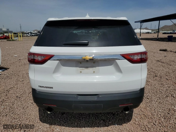 2018 Chevrolet Traverse LS with VIN 1GNERFKW0JJ257274, listed as a Copart auction lot 51152225 with 113,310 mi miles and Clean Title. Bid and sale history available at carsss.com. Image 6.