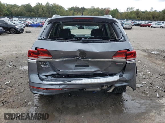 2021 Volkswagen Atlas SEL Premium R-Line with VIN 1V2FR2CA5MC541449, listed as a Copart auction lot 72932124 with 58,269 mi miles and Salvage title. Bid and sale history available at DreamBid. Image 6.