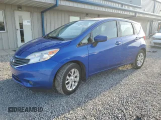 2016 Nissan Note S with VIN 3N1CE2CP3GL375299, listed as a Copart auction lot 52832015 with 82,966 mi miles and Salvage Title. Bid and sale history available at DreamBid. Image 1.