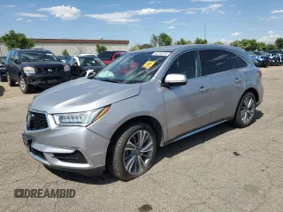 2017 Acura MDX Technology z VIN 5FRYD4H70HB042597, wystawiony jako Copart lot #54725275 z przebiegiem 82 410 mil mil oraz Szkoda całkowita • Salvage title. Historia ofert i sprzedaży dostępna na DreamBid. Obrazek 1.