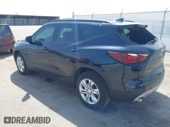 2020 Chevrolet Blazer LT with VIN 3GNKBCRSXLS690885, listed as a IAAI auction lot 42093344 with 61,608 mi miles and . Bid and sale history available at DreamBid. Image 3.