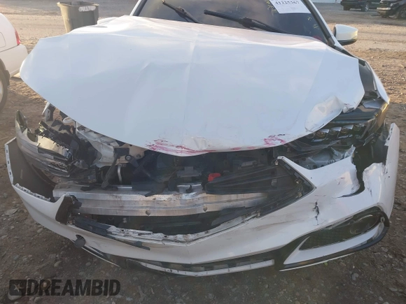 2019 Acura TLX w/A-Spec Pkg with VIN 19UUB1F65KA003195, listed as a IAAI auction lot 41225367 with 86,778 mi miles. Bid and sale history available at carsss.com. Image 6.
