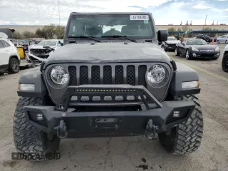 2022 Jeep Wrangler Unlimited Sport with VIN 1C4HJXDG6NW133687, listed as a Copart auction lot 46189285 with 15,083 mi miles and Salvage Title. Bid and sale history available at DreamBid. Image 5.
