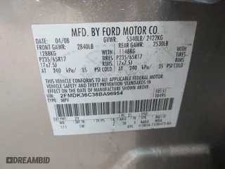 2008 Ford Edge SE with VIN 2FMDK36C38BA96954, listed as a IAAI auction lot 42095172 with 227,457 mi miles. Bid and sale history available at carsss.com. Image 9.