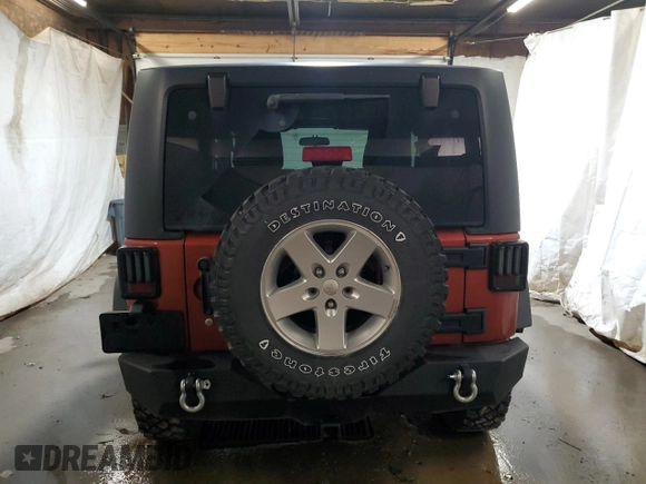 2014 Jeep Wrangler Sport with VIN 1C4AJWAG7EL197285, listed as a Copart auction lot 63451105 with 141,547 mi miles and Salvage title. Bid and sale history available at DreamBid. Image 6.