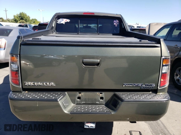 2006 Honda Ridgeline RTL with VIN 2HJYK16536H519906, listed as a Copart auction lot 74631254 with 166,030 mi miles and Salvage Title. Bid and sale history available at carsss.com. Image 6.