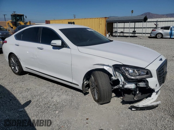 2019 Genesis G80 3.8L with VIN KMTFN4JE3KU309892, listed as a Copart auction lot 74753244 with 38,760 mi miles and Salvage Title. Bid and sale history available at carsss.com. Image 4.