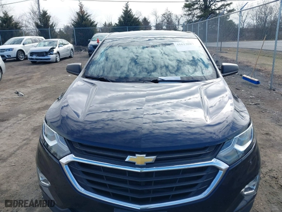 2020 Chevrolet Equinox LS with VIN 2GNAXSEV7L6115391, listed as a IAAI auction lot 41613087 with 57,648 mi miles. Bid and sale history available at carsss.com. Image 12.