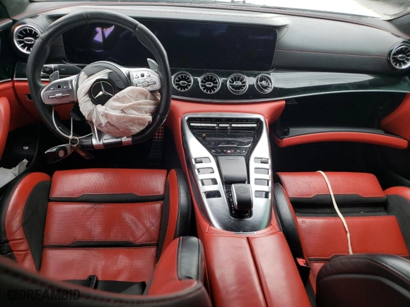 2021 Mercedes-Benz AMG GT with VIN W1K7X6BB7MA036754, listed as a Copart auction lot 67720904 with 0 mi miles and Salvage Title. Bid and sale history available at carsss.com. Image 8.