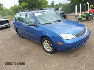 2005 Ford Focus SE with VIN 1FAFP36N05W193335, listed as a IAAI auction lot 42799768 with 110,627 mi miles and . Bid and sale history available at DreamBid. Image 1.