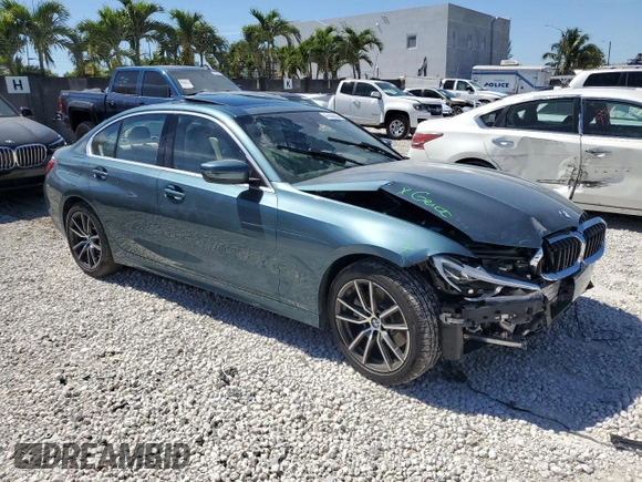 2020 BMW 3 Series 330i with VIN WBA5R1C08LFJ74460, listed as a Copart auction lot 47892805 with 28,447 mi miles and Salvage title. Bid and sale history available at DreamBid. Image 4.