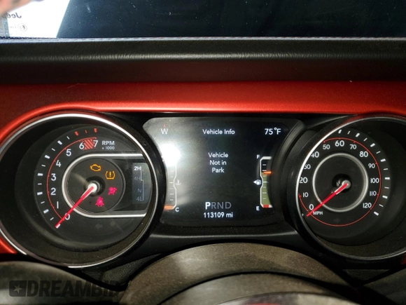 2019 Jeep Wrangler Unlimited Rubicon с VIN 1C4HJXFN1KW519098, выставлен на аукционе Copart как лот 47869125 с пробегом 113 109 миль миль и Списание • Salvage title. История ставок и продаж доступна на DreamBid. Изображение 9.
