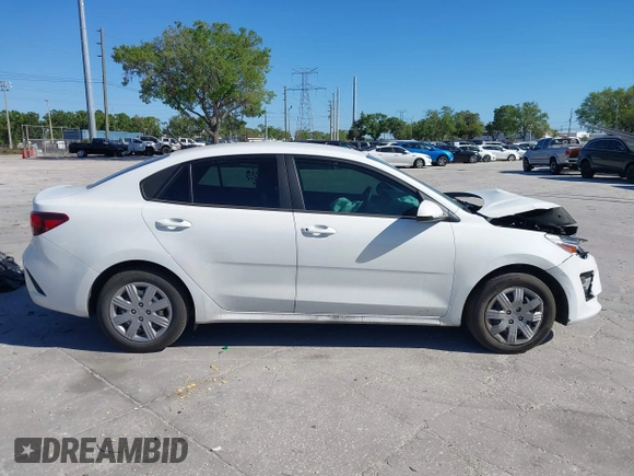 2023 Kia Rio LX with VIN 3KPA24AD4PE616342, listed as a IAAI auction lot 41848260 with 37,188 mi miles. Bid and sale history available at carsss.com. Image 13.