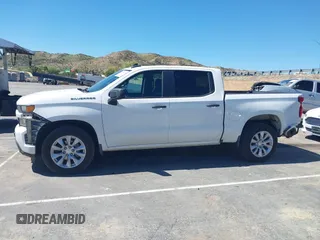2020 Chevrolet Silverado 1500 Custom with VIN 1GCPWBEH1LZ296153, listed as a IAAI auction lot 41868438 with 115,232 mi miles. Bid and sale history available at carsss.com. Image 14.