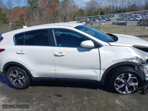 2021 Kia Sportage LX with VIN KNDPM3AC4M7933748, listed as a IAAI auction lot 41806860 with 81,286 mi miles. Bid and sale history available at carsss.com. Image 14.