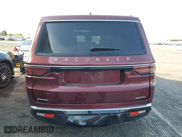 2022 Jeep Wagoneer Series III with VIN 1C4SJVDT0NS116320, listed as a Copart auction lot 58300315 with 108,714 mi miles and Salvage title. Bid and sale history available at DreamBid. Image 6.