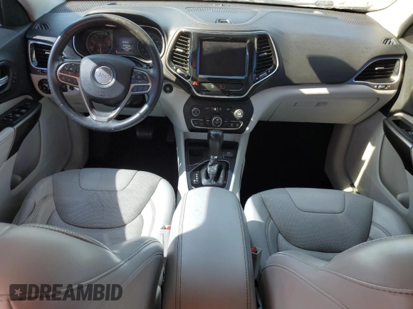 2019 Jeep Cherokee Limited with VIN 1C4PJLDB2KD340920, listed as a Copart auction lot 53554965 with 70,384 mi miles and Non Repairable. Bid and sale history available at DreamBid. Image 8.