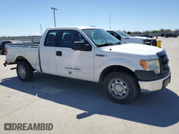 2013 Ford F-150 XL with VIN 1FTEX1CM2DFE08735, listed as a Copart auction lot 50064815 with 179,252 mi miles and Salvage Title. Bid and sale history available at carsss.com. Image 4.