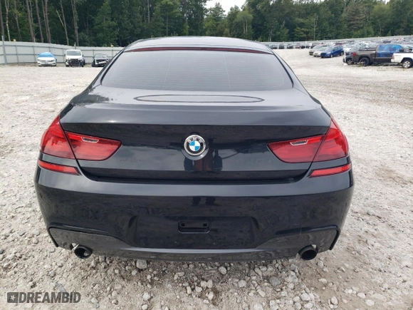 2015 BMW 6 Series 640i xDrive with VIN WBA6B8C56FD453645, listed as a Copart auction lot 68532103 with 0 mi miles and Salvage Title. Bid and sale history available at carsss.com. Image 6.