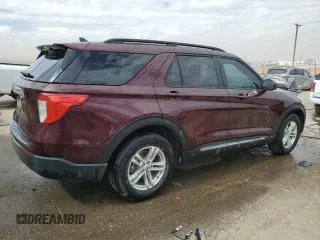 2022 Ford Explorer XLT with VIN 1FMSK7DH1NGA32848, listed as a Copart auction lot 47378465 with 46,329 mi miles and Clean Title. Bid and sale history available at carsss.com. Image 3.