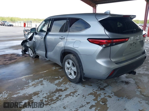 2021 Toyota Highlander L z VIN 5TDCZRBH9MS543232, wystawiony jako IAAI lot #41869895 z przebiegiem 41 031 mil mil oraz . Historia ofert i sprzedaży dostępna na DreamBid. Obrazek 3.
