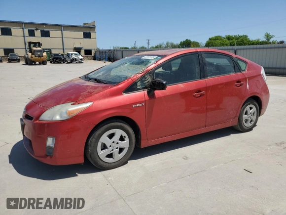 2011 Toyota Prius I with VIN JTDKN3DU3B1467807, listed as a Copart auction lot 52261185 with 209,111 mi miles and Salvage Title. Bid and sale history available at carsss.com. Image 1.