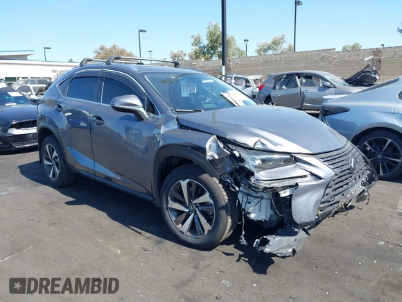 2020 Lexus NX 300 with VIN JTJGARBZ7L5017748, listed as a IAAI auction lot 42643962 with 36,220 mi miles and . Bid and sale history available at DreamBid. Image 1.