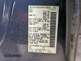 2011 Nissan Pathfinder SV with VIN 5N1AR1NN8BC615459, listed as a Copart auction lot 59355365 with 100,311 mi miles and Salvage title. Bid and sale history available at DreamBid. Image 14.