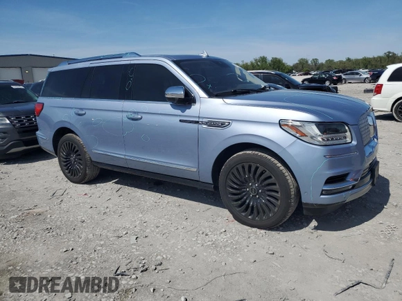 2020 Lincoln Navigator Black Label with VIN 5LMJJ2TT8LEL01327, listed as a Copart auction lot 53777725 with 56,182 mi miles and Salvage title. Bid and sale history available at DreamBid. Image 4.