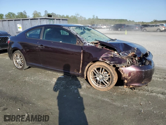2008 Scion tC Spec with VIN JTKDE167780224285, listed as a Copart auction lot 52392335 with 200,244 mi miles and Salvage Title. Bid and sale history available at carsss.com. Image 4.