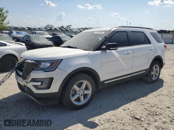 2017 Ford Explorer XLT z VIN 1FM5K8D83HGD80786, wystawiony jako Copart lot #51752085 z przebiegiem 107 287 mil mil oraz Szkoda całkowita • Salvage title. Historia ofert i sprzedaży dostępna na DreamBid. Obrazek 1.