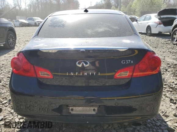 2013 Infiniti G37 x with VIN JN1CV6AR2DM757028, listed as a Copart auction lot 50942795 with 168,115 mi miles and Salvage Title. Bid and sale history available at DreamBid. Image 6.