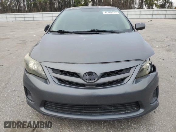 2011 Toyota Corolla L with VIN 2T1BU4EE7BC553066, listed as a Copart auction lot 47786315 with 172,528 mi miles and Salvage Title. Bid and sale history available at carsss.com. Image 5.