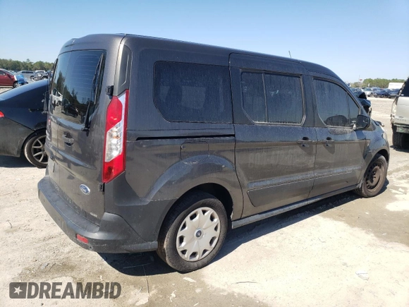 2021 Ford Transit Connect XL with VIN NM0GS9E29M1483542, listed as a Copart auction lot 44517225 with 81,500 mi miles and Salvage title. Bid and sale history available at DreamBid. Image 3.