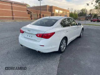 2017 Infiniti Q50 2.0t Premium with VIN JN1CV7AR2HM681872, listed as a Copart auction lot 53921215 with 29,414 mi miles and Clean Title. Bid and sale history available at carsss.com. Image 4.