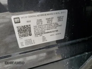 2022 Chevrolet Blazer LT z VIN 3GNKBCR46NS232765, wystawiony jako Copart lot #52862355 z przebiegiem 30 632 mil mil oraz Szkoda całkowita • Salvage title. Historia ofert i sprzedaży dostępna na DreamBid. Obrazek 14.