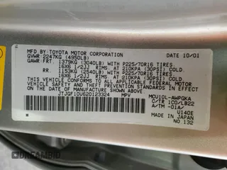 2002 Lexus RX 300 with VIN JTJGF10U620123324, listed as a Copart auction lot 79619434 with 109,231 mi miles and Salvage Title. Bid and sale history available at carsss.com. Image 13.