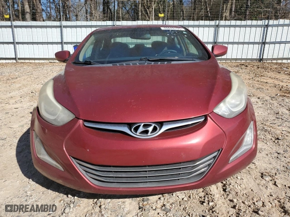 2015 Hyundai Elantra SE with VIN 5NPDH4AE2FH630450, listed as a Copart auction lot 46849155 with 142,731 mi miles and Salvage Title. Bid and sale history available at carsss.com. Image 5.