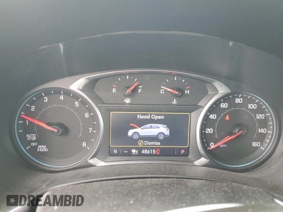 2019 Chevrolet Equinox Premier with VIN 3GNAXYEX2KL238384, listed as a Copart auction lot 56067135 with 48,615 mi miles and Salvage title. Bid and sale history available at DreamBid. Image 9.