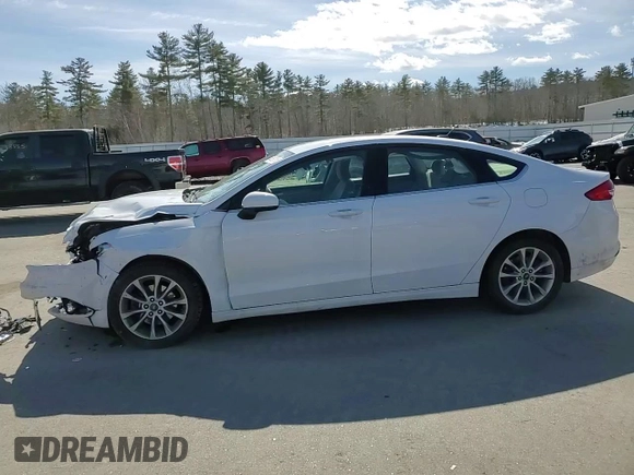 2017 Ford Fusion SE with VIN 3FA6P0HD5HR320090, listed as a Copart auction lot 48362185 with 133,101 mi miles and Salvage Title. Bid and sale history available at carsss.com. Image 10.
