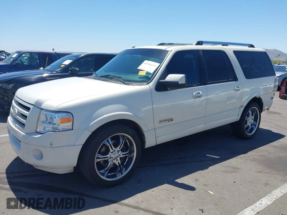 2008 Ford Expedition Max Limited с VIN 1FMFK20598LA05165, выставлен на аукционе IAAI как лот 42544119 с пробегом 230 904 миль миль и . История ставок и продаж доступна на DreamBid. Изображение 2.