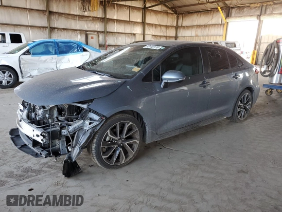 2020 Toyota Corolla XSE with VIN JTDT4RCE0LJ023547, listed as a Copart auction lot 52449155 with 42,248 mi miles and Salvage Title. Bid and sale history available at carsss.com. Image 1.