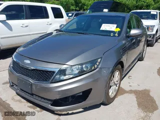 2013 Kia Optima LX with VIN 5XXGM4A75DG225038, listed as a IAAI auction lot 42108738 with 219,264 mi miles. Bid and sale history available at carsss.com. Image 2.