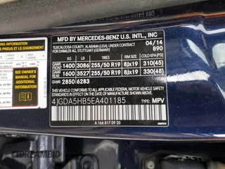 2014 Mercedes-Benz M 350 z VIN 4JGDA5HB5EA401185, wystawiony jako Copart lot #55078505 z przebiegiem 122 924 mil mil oraz Szkoda całkowita • Salvage title. Historia ofert i sprzedaży dostępna na DreamBid. Obrazek 13.