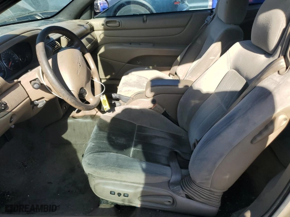 2004 Chrysler Sebring LX with VIN 1C3EL45X84N420919, listed as a Copart auction lot 43266725 with 98,528 mi miles and Salvage Title. Bid and sale history available at carsss.com. Image 7.