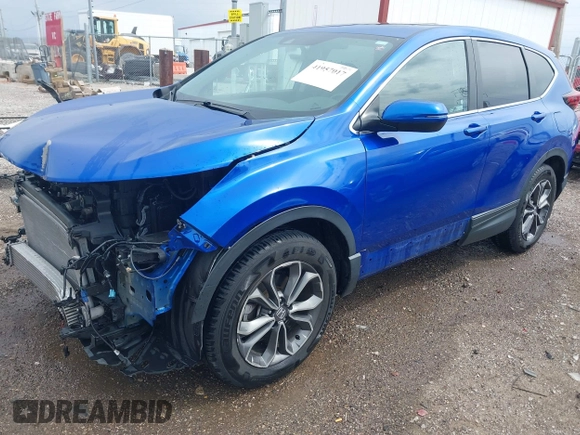 2021 Honda CR-V EX-L with VIN 7FARW2H82ME024307, listed as a IAAI auction lot 41957017 with 38,044 mi miles and . Bid and sale history available at DreamBid. Image 2.
